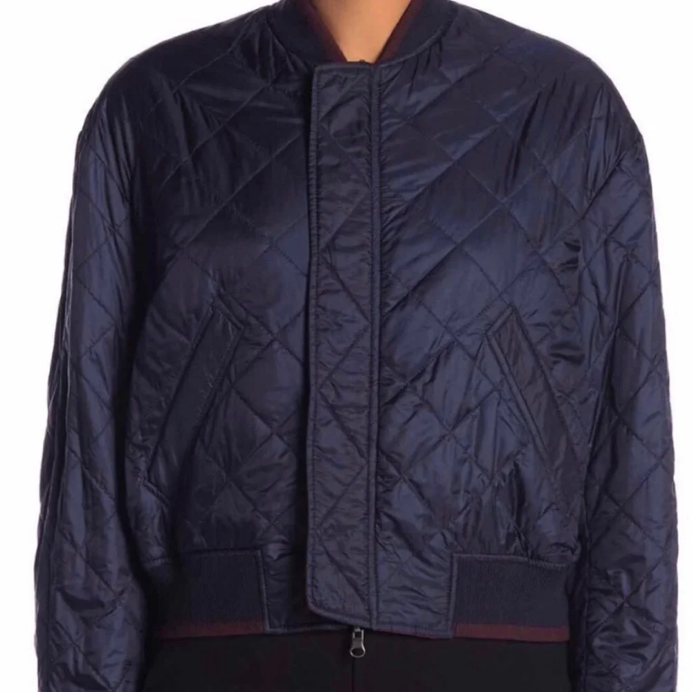 Vince Bomber Jacket Reversible Full Zip